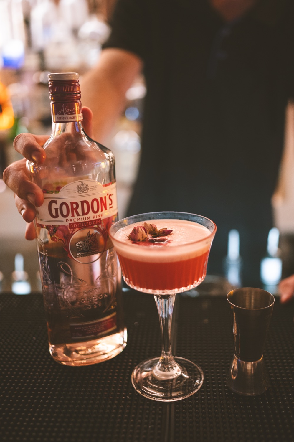 Cocktail preparation at Harem bar